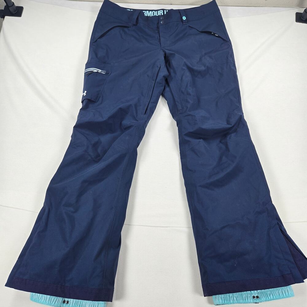 Under Armour ColdGear Infrared Glades Stretch Blue Snow Pants Women's Size Large